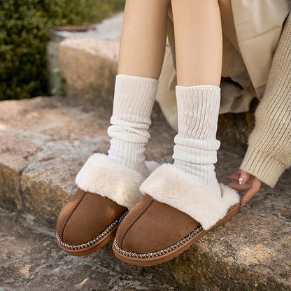 Women's Seasonal Faux Fur Slippers