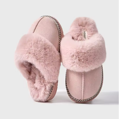 Women's Seasonal Faux Fur Slippers
